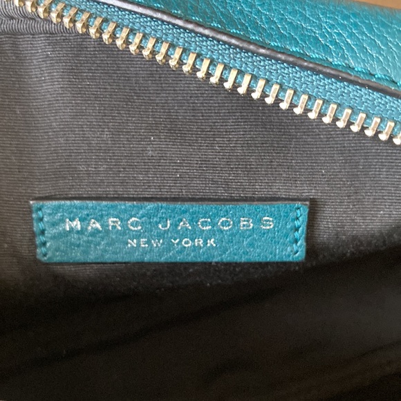 Marc Jacobs Zoom bag, rare discontinued color Deep Sea! - Picture 10 of 12